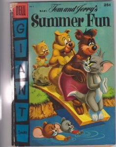 Dell Giant Tom and Jerry Summer Fun #3