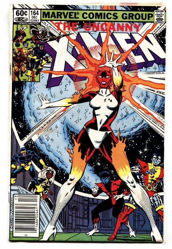 X-MEN #164 First appearance BINARY 1982-Newsstand