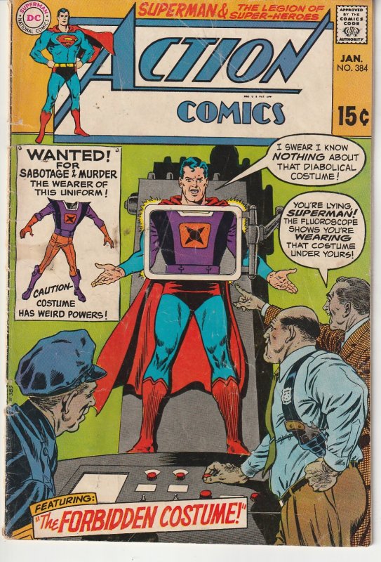 Action Comics(vol. 1) # 384 Superman ! Legion of Super Heroes !