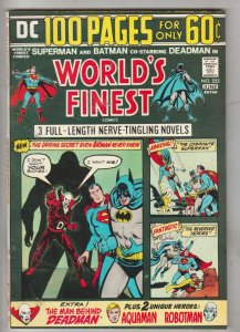 World's Finest #223 (Jun-74) FN/VF+ High-Grade Superman, Batman, Robin