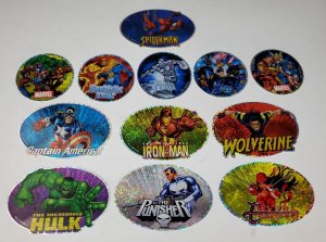 Spider Man Vending Machine Sticker 2004 set of 12 NM SERIES 1 