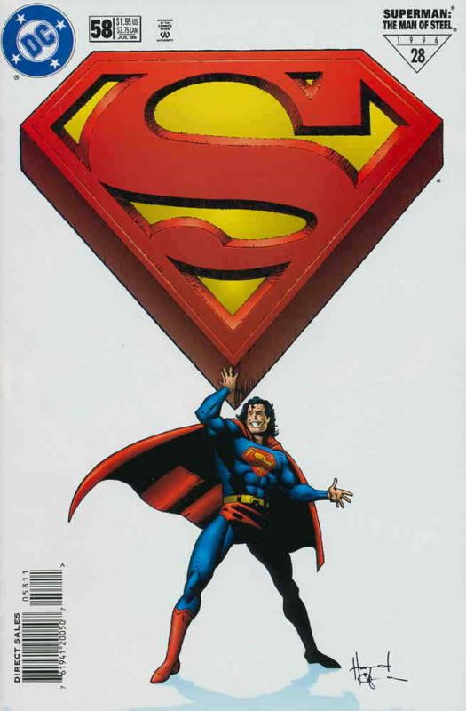 Superman: The Man of Steel #58 FN; DC | save on shipping - details inside