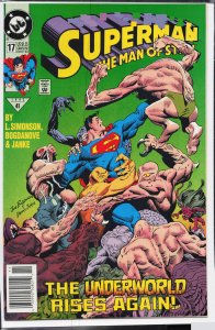 Superman: The Man of Steel #17 (1992) Superman [Key Issue]