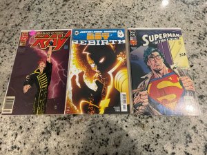 3 DC Comic Books Ray 1 + Rebirth 1 + Superman Action Comics 692 NM 1st P 34 J801