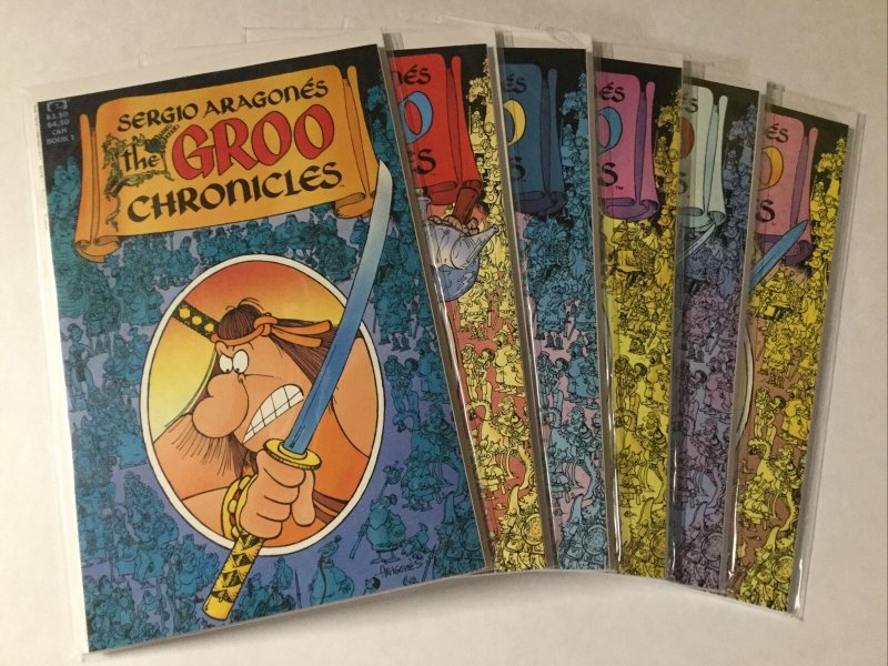 Groo Chronicles 1-6 1 2 3 4 5 6 Lot Set Run Nm Near Mint Epic Comics