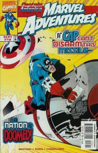Marvel Adventures, Captain America Starring in #18 Marvel Comics Sep 1998 (VF+)