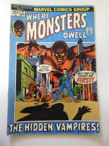 Where Monsters Dwell #17 (1972) VG Condition
