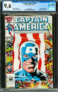 Captain America #323 (1986) CGC Graded 9.6-1st app,  Super-Patriot & Battlestar