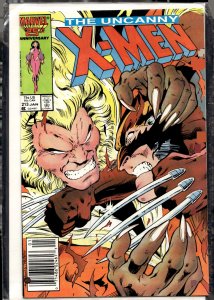 The Uncanny X-Men #213 Newsstand Edition (1986) X-Men [Key Issue]