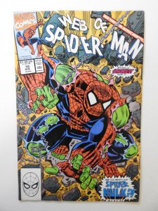 Web of Spider-Man #70 Direct Edition (1990) VG+ Condition! Moisture wrinkle