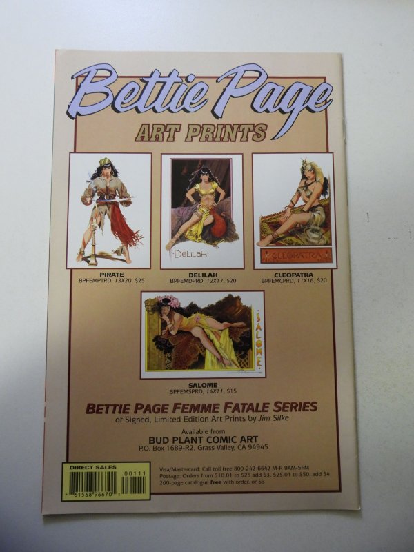 Bettie Page Comics: Spicy Adventure #0 (1997) VF Condition