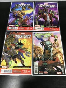 4PC MARVEL UNIVERSE GUARDIANS OF THE GALAXY LOT (9.) #2, 2 (VARIANT),4,5!! 2015