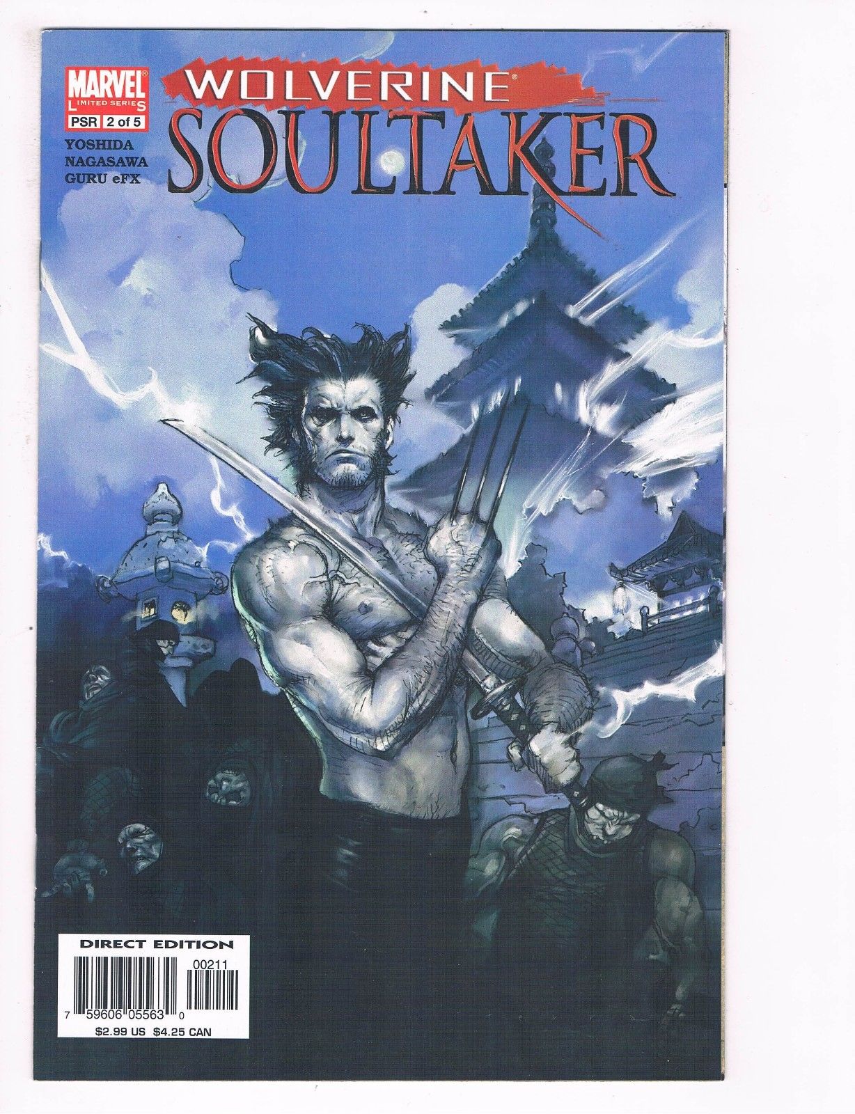 Wolverine Soultaker 2 Nm Marvel Comics Limited Series X Men Akira Yoshida S80 Graphic Novels Tpbs Marvel Wolverine Hipcomic