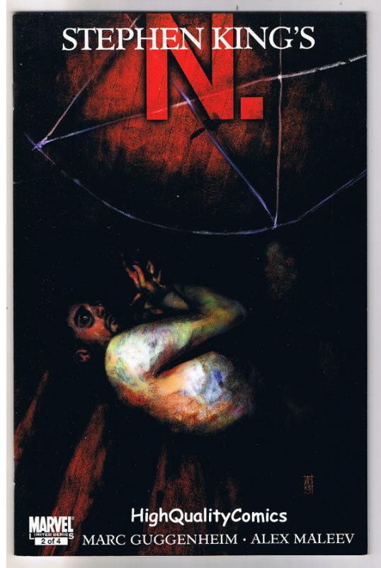 STEPHEN KING - N #2, VF+,  1st, Guggenheim, Maleev, 2010, more SK in store