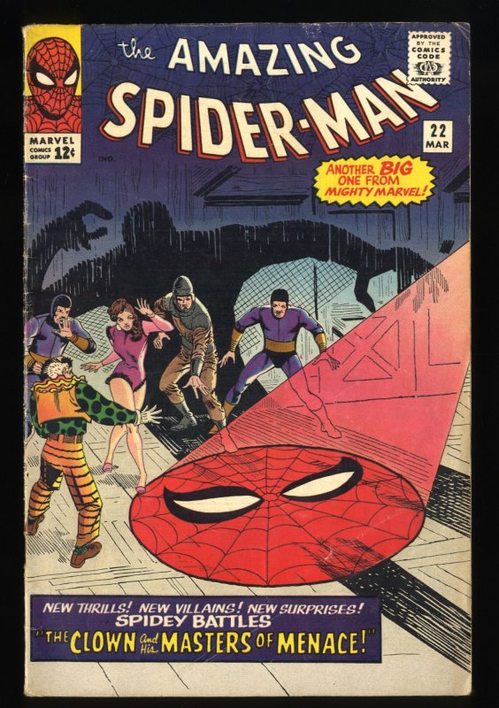 Amazing Spider-Man #22 VG/FN 5.0 1st Appearance Princess Python!