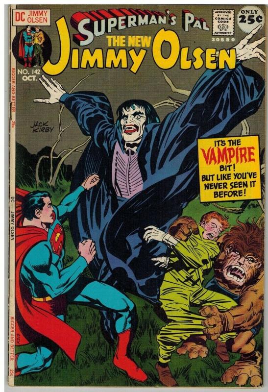 JIMMY OLSEN 142 VG+ Oct. 1971