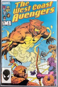 West Coast Avengers #6 Direct Edition (1986, Marvel) NM/MT