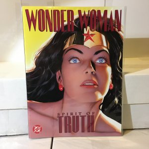 Wonder Woman: Spirit of Truth VF 2001 Alex Ross Paul Dini Treasury Size