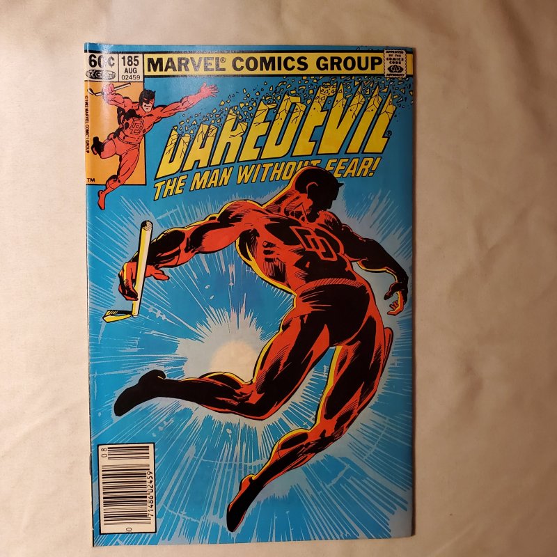 Daredevil 185 Very Fine+ or Better Cover pencils by Frank Miller