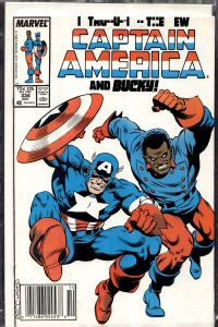 Captain America #334 (1987) Captain America [Key Issue]