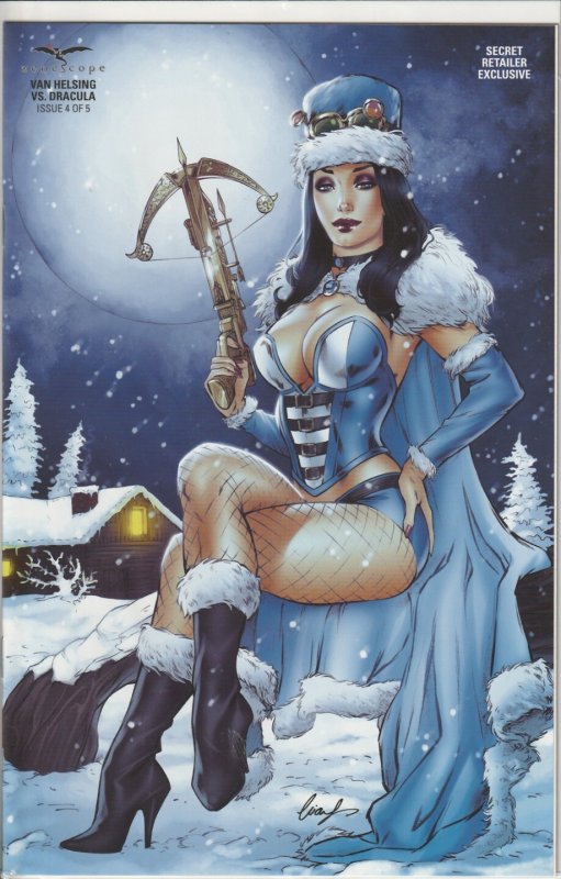 Van Helsing vs Dracula #4 Cover F Zenescope Secret Retailer NM Chatzoudis