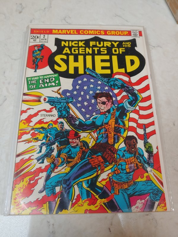 NICK FURY AND HIS AGENTS OF SHIELD #2 STERANKO COVER
