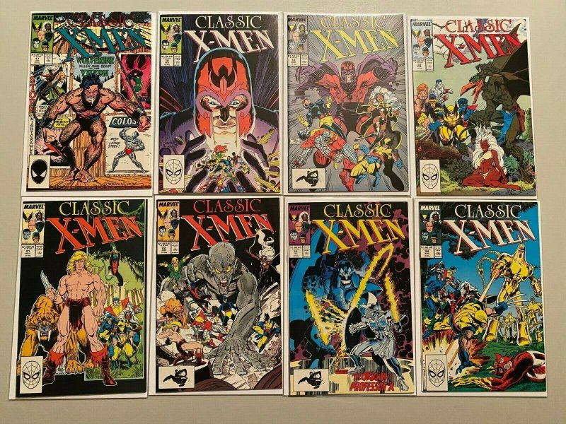 Classic X-Men comic lot 49 different from #1-49 8.0 VF (1986-90)