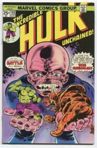 INCREDIBLE HULK #188 (7.5) 1975 THE GREMLIN! Bronze Age Marvel
