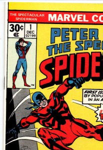 Spectacular Spider-Man #1 newsstand - Tarantula - 1976 - NM 