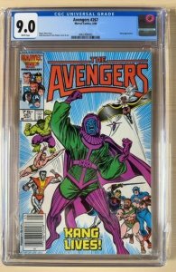 The Avengers #267 Newsstand Edition (1986) CGC 9.0