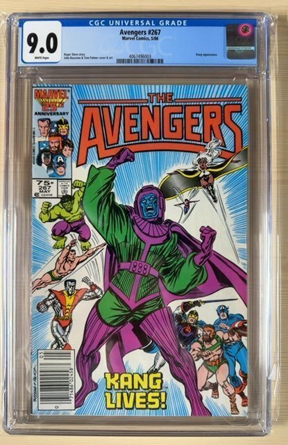 The Avengers #267 Newsstand Edition (1986) CGC 9.0