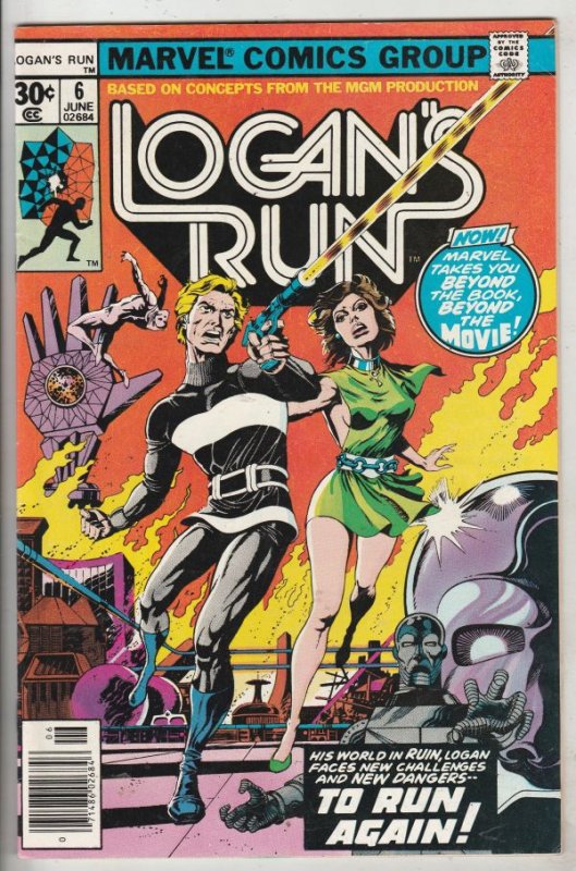 Logan's Run #6 (Jun-77) VF/NM High-Grade Logan