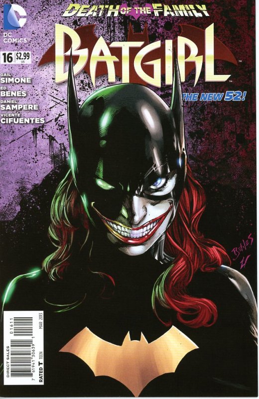 Batgirl 16  New 52  9.0 (our highest grade)  2013  Death of the Family!