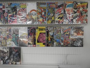 Huge Lot of 110+ Comics W/ Daredevil, Deathstroke +More! Avg. VF- Condition!