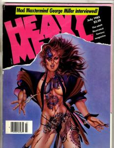 6 Heavy Metal Magazines July August September October November December 1985 FM9