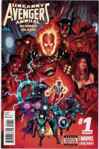 Uncanny Avengers Annual #1 (2012 v1) Rick Remender Ghost Rider NM