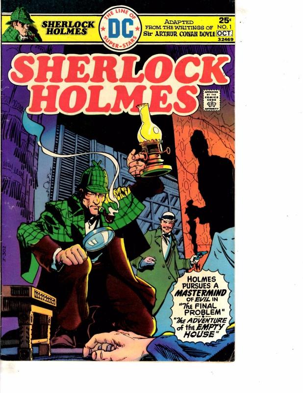 Lot Of 2 Comic Books DC The Question #20 and Sherlock Holmes #1 WT21