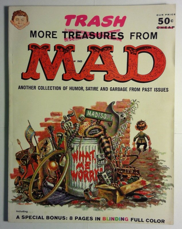 MORE TRASH FROM MAD #1 FN+  Insert Color Reprint Intact Old Comics Magazine 1958