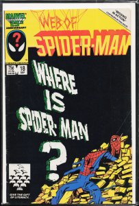 Web of Spider-Man #18 (1986) Spider-Man [Key Issue]
