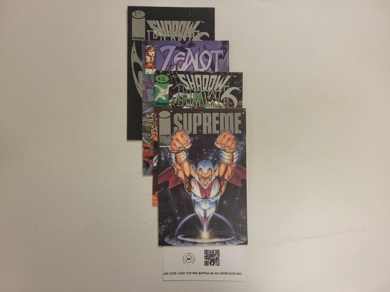 4 Image Comics #1 4 Shadow Hawk + #1 Supreme + #1 Zealot 88 TJ30