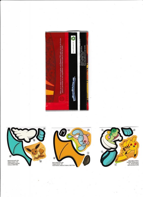 MIRAIDON POSTER CARDS STICKERS | DRAGON DISCOVERY #02 | MCDONALDS POKÉMON 2025