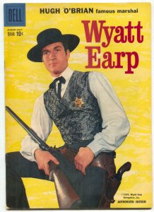 WYATT EARP #6 HUGH O'BRIAN TV PHOTO CVR MANNING ART fn-