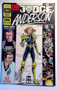 2000 AD Presents Judge Anderson #9 1986 Quality PSI Division 1st Print Comic