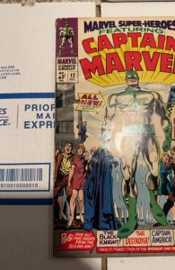 Marvel Super-Heroes #12 (1967)1st captain marvel and origin