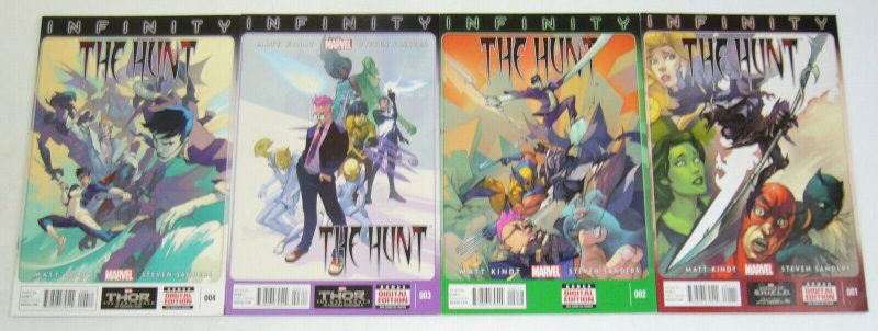 Infinity: the Hunt #1-4 VF/NM complete series - matt kindt - wolverine she-hulk