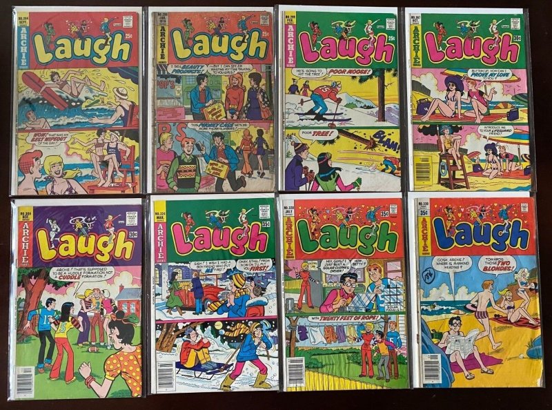 Laugh comics lot #255-363 Archie 33 different books (Bronze Age)