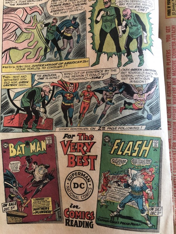 Justice League of America 33,reader, lots of Batman ads