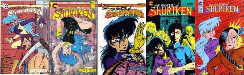 BLADE OF SHURIKEN (1987 ETERNITY) 1-5  Reggie Beyers