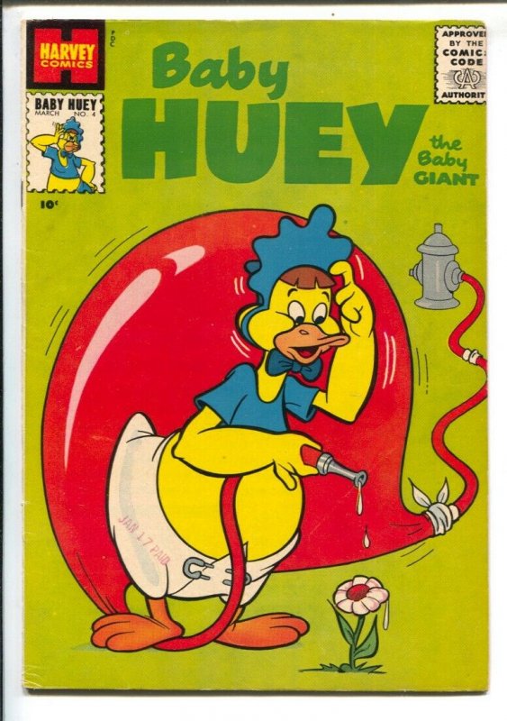 Baby Huey #4 1957- Harvey-wacky humor-early issue-FN