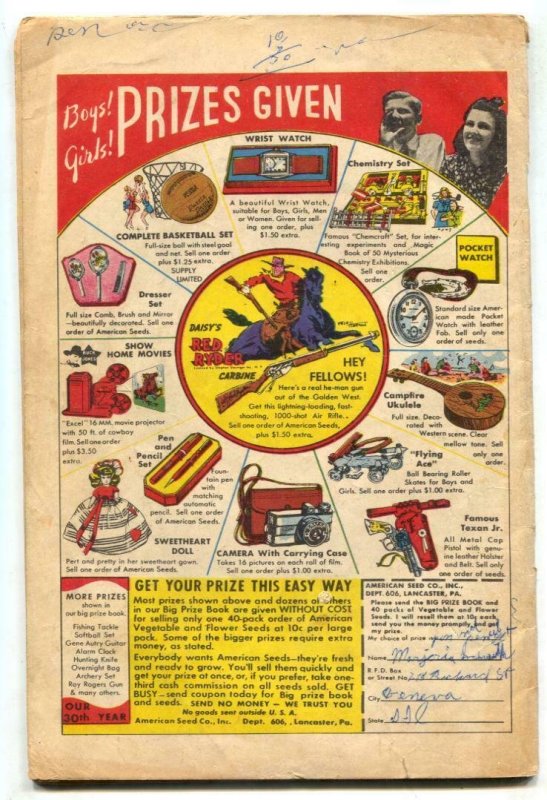 Thrilling Comics #64 1947- Princess Pantha- Doc Strange- Schomburg G+
